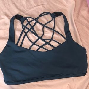 Lululemon free to be bra wild-nocturnal teal (6)